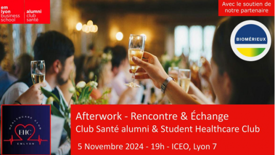 Club Santé & Student Healthcare Club | Afterwork | 5 novembre 2024 